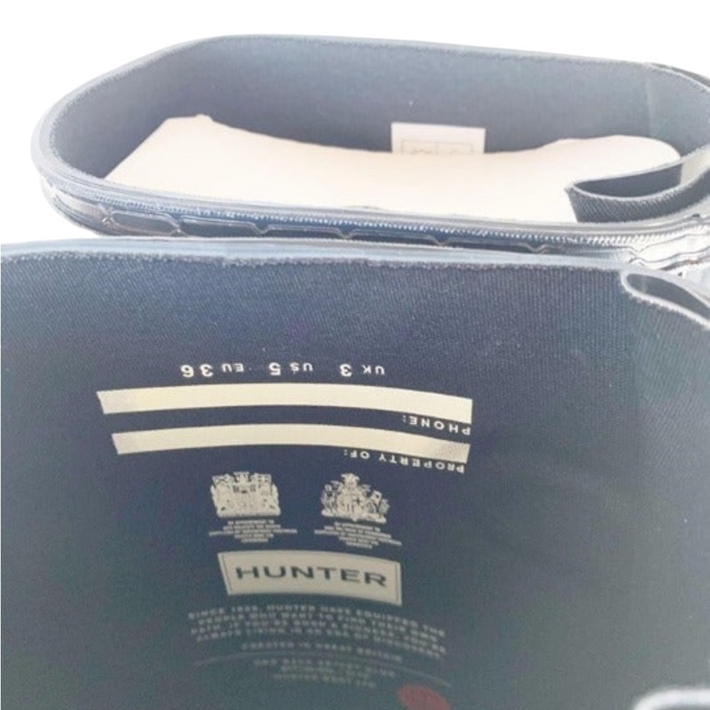 Navy Gloss Adjustable Hunter Boots NEW! - Picture 8 of 8